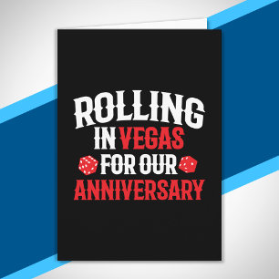 Tarjeta Viaje de aniversario de Vegas - Parejas de Vegas -