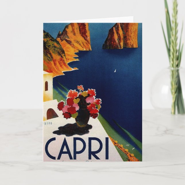 Tarjeta Viaje de Capri Italia (Anverso)