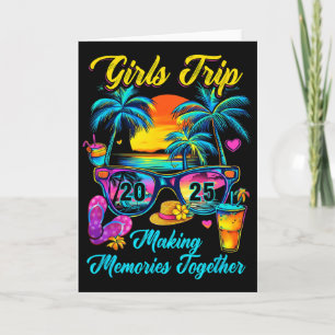 Tarjeta Viaje de chicas 2025 Creando recuerdos Vacación co