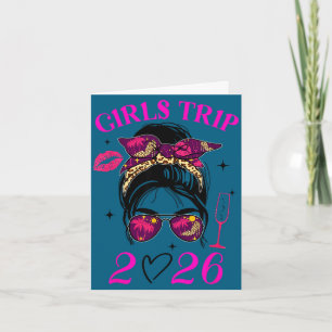 Tarjeta viaje de chicas 2026 fin de semana de moño despein