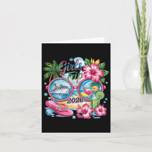 Tarjeta Viaje de chicas 2026 Vacaciones Bestie Vacati