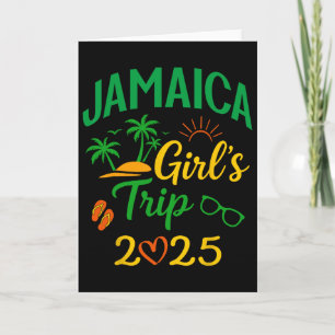 Tarjeta Viaje de chicas a Jamaica 2025-vacaciones geniales