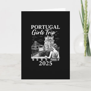 Tarjeta Viaje de chicas a Portugal 2025 Viaje a la ciudad