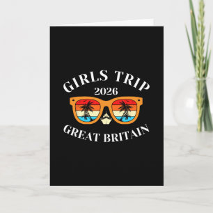 Tarjeta Viaje de chicas crucero vacaciones Gran Bretaña 20