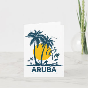 Tarjeta Viaje de Chicas de Aruba 2025