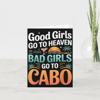 Tarjeta Viaje de chicas descanso de primavera México Chica