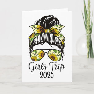 Tarjeta Viaje de chicas fin de semana 2025 Vacaciones 2025