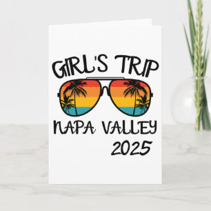 Tarjeta Viaje de chicas Valle de Napa 2025 Vacaciones de v