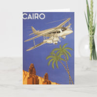 Viaje de cosecha a El Cairo, Egipto, avión biplano