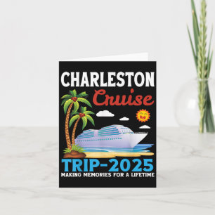 Tarjeta Viaje de crucero por Charleston 2025 Creando recue