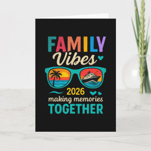 Tarjeta Viaje de crucero Vibes Familiares 2026 Creando Rec