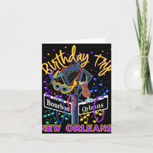 Tarjeta Viaje de cumpleaños a Nueva Orleans Chicas del Bar