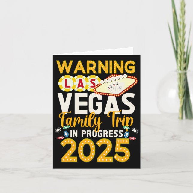 Tarjeta Viaje De La Familia Las Vegas En Curso 2025 Las Ve (Anverso)