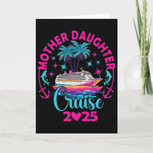 Tarjeta Viaje de madre e hija en crucero 2025 Diversión Ma