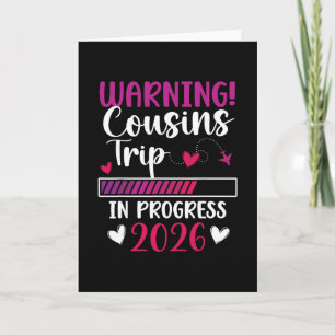 Tarjeta Viaje de Primos en Curso Vacaciones 2026 Primos Ni