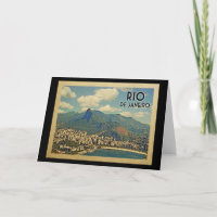 Viaje del vintage de Río de Janeiro el Brasil