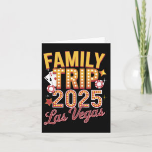 Tarjeta Viaje Familiar 2025 Las Vegas - Viaje Familiar 202