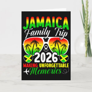 Tarjeta Viaje Familiar a Jamaica 2026 Creando Recuerdos Ja