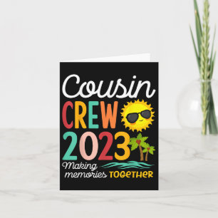 Tarjeta Viaje familiar de vacaciones de verano 2023 de Cou