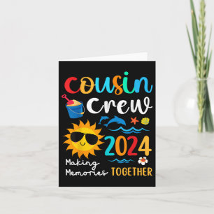 Tarjeta Viaje familiar de vacaciones de verano 2024 de Cou