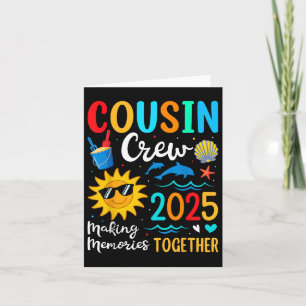 Tarjeta Viaje familiar de vacaciones de verano 2025 de Cou