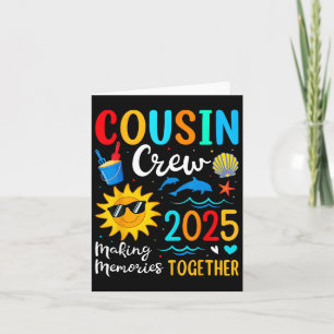 Tarjeta Viaje familiar de vacaciones de verano 2025 de Cou