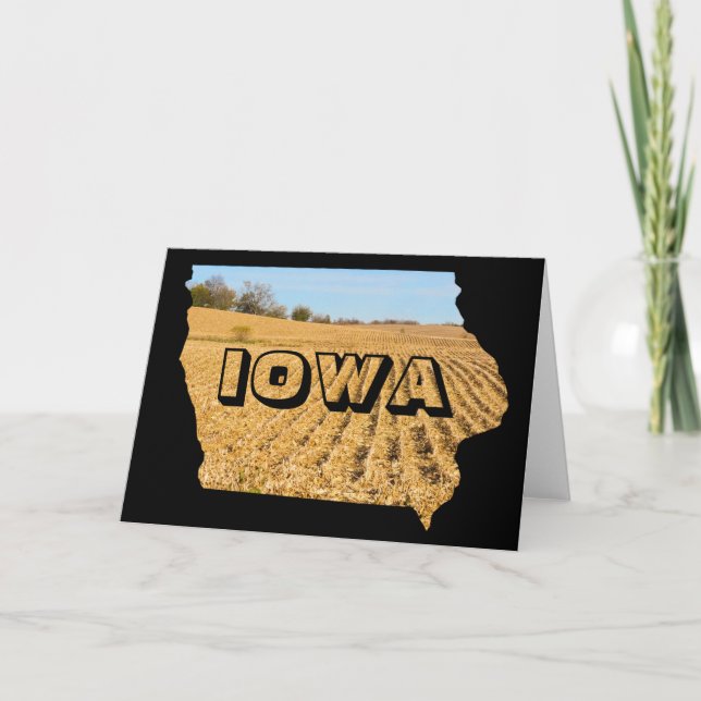 Tarjeta Viaje fotográfico de la naturaleza de Iowa (Anverso)