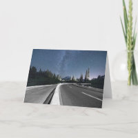Viaje por carretera debajo del Milkyway