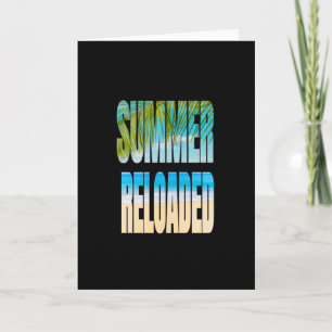 Tarjeta Viaje - Verano Recargado - Camiseta de Vacaciones