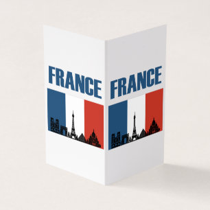 Tarjeta Viajes a Francia - horizonte de la ciudad de París