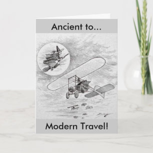 Tarjeta Viajes antiguos a modernos