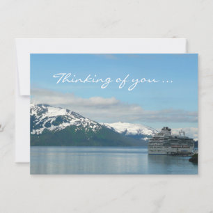 Tarjeta Viajes de crucero en Alaska pensando en tu auto