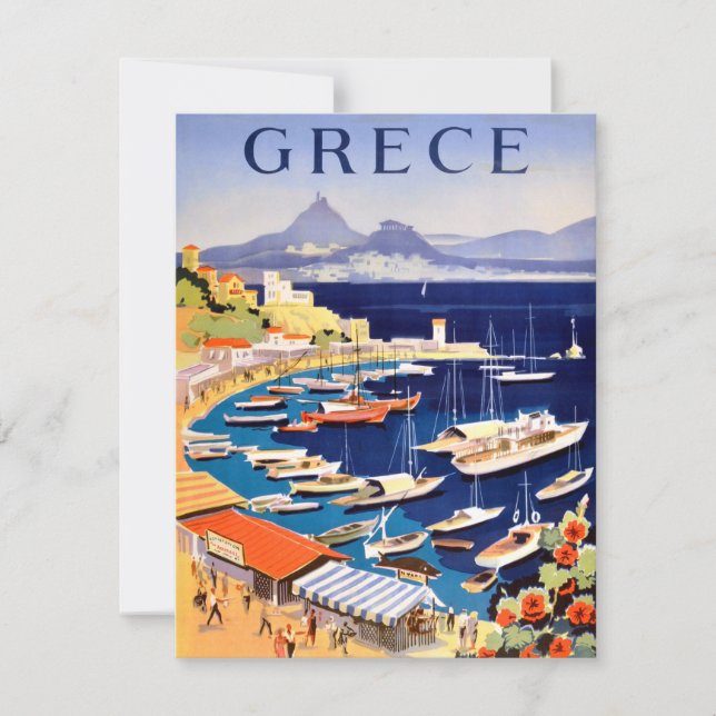 Tarjeta Viajes en Atenas Grecia (Anverso)