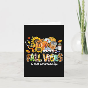 Tarjeta Vibes De Caída Y Ese Leopardo De Calabaza De Vida
