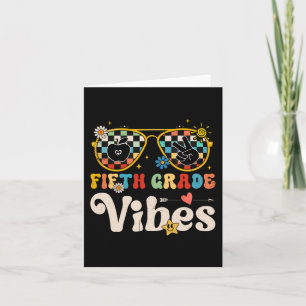 Tarjeta Vibes de quinto grado - Equipo de quinto grado Ret
