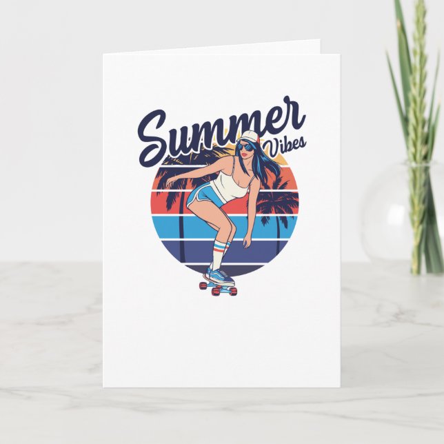 Tarjeta Vibes de verano (Anverso)