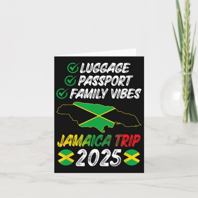Tarjeta Vibes familiares Jamaica Vibes Vip 2025 Jamaica Va (Anverso)
