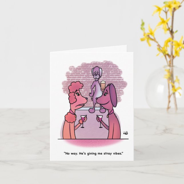 Tarjeta Vibes rojas (flor amarilla)