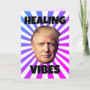 TARJETA VIBOS DE SALUD DONALD TRUMP SE BIEN