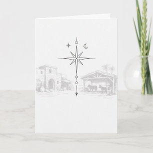 Tarjeta Vibra de Navidad Nazarena • Estrella Sagrada Minim