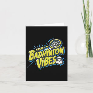 Tarjeta Vibraciones de bádminton lanzadera 