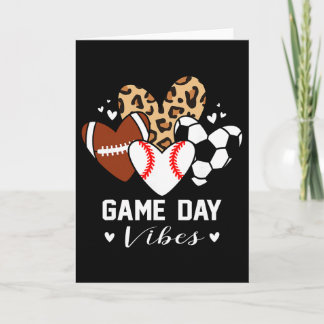 Tarjeta Vibraciones de Día de Juego Divertidas Vender Fútb