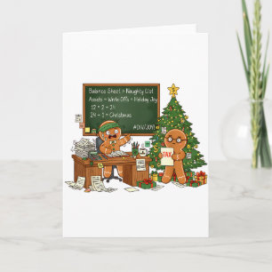Tarjeta Vibraciones de Navidad Xmas Contador Contabilidad