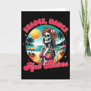 Tarjeta Vibraciones de verano Vacaciones de playa en veran