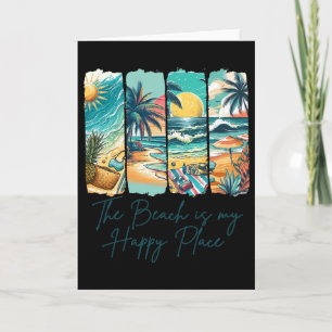 Tarjeta Vibraciones de Verano Vacaciones en la Playa La Pl