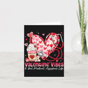 Tarjeta Vibraciones del Día de San Valentín y esa chica de