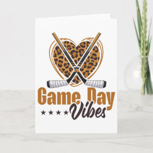 Tarjeta Vibraciones del Día del Juego Mujer Mamá Corazón d