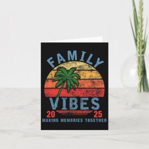 Tarjeta Vibraciones Familiares 2025 Reunión de Familia Vac