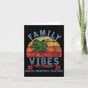 Tarjeta Vibraciones Familiares 2025 Reunión Familiar de Va