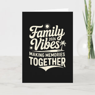 Tarjeta Vibraciones Familiares 2026 Creando Recuerdos Junt